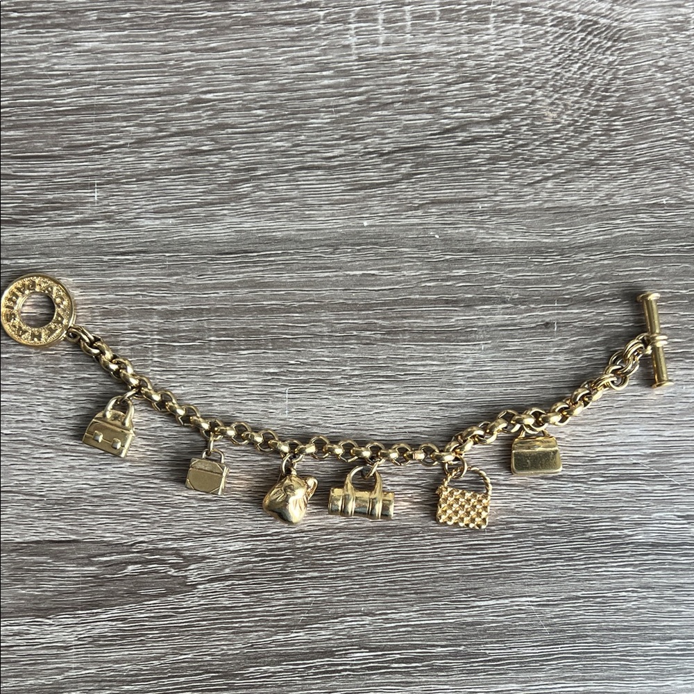 Agatha Paris Gold Charm Bracelet